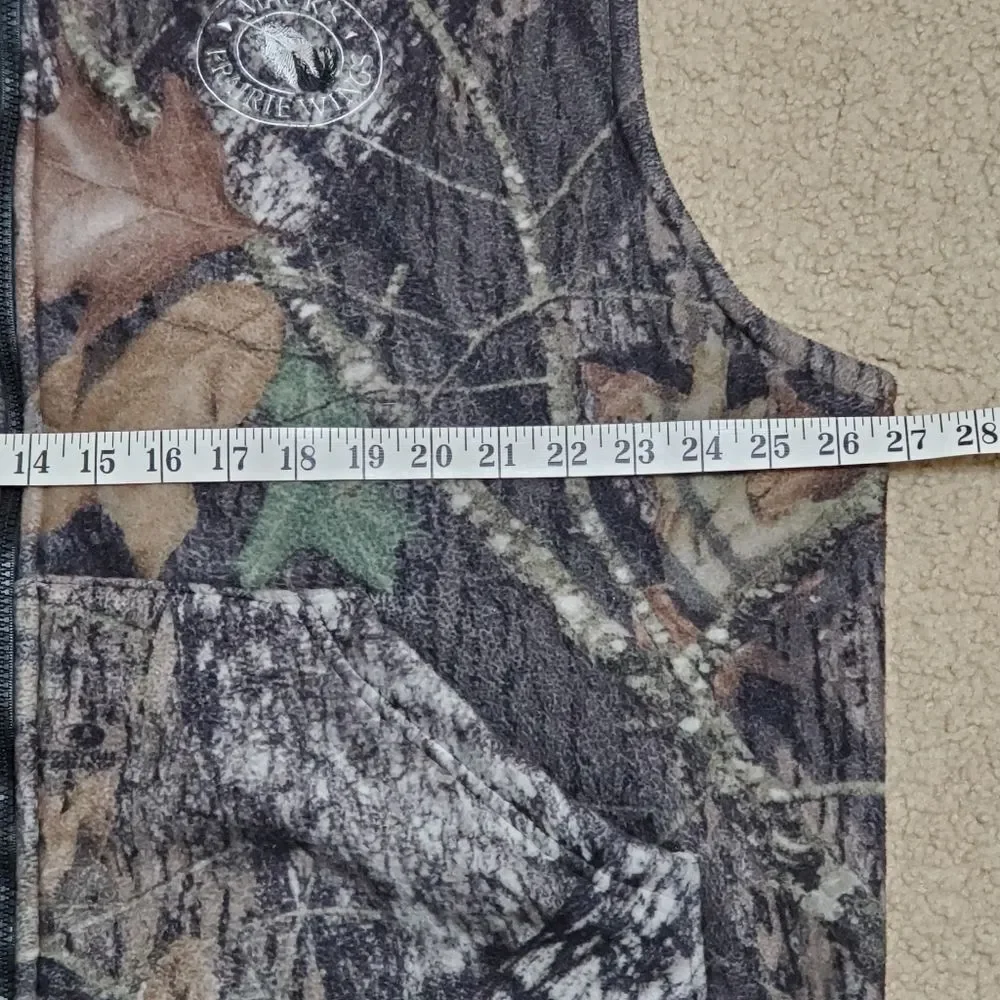 Macks Prairie Wings Mens Size XL Fleece Camo Vest - Picture 10 of 10